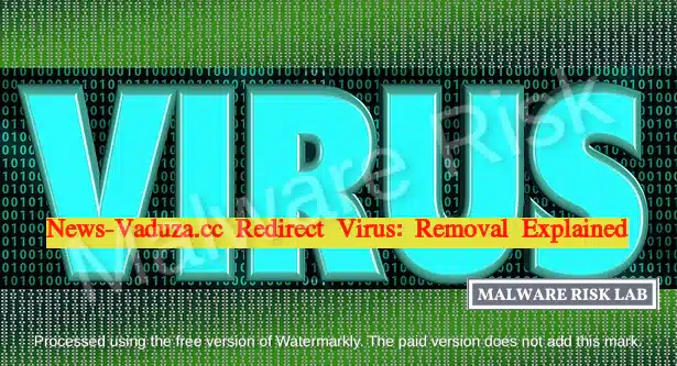 how to remove News-Vaduza.cc redirects