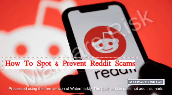 how to spot and prevent reddit scams?
